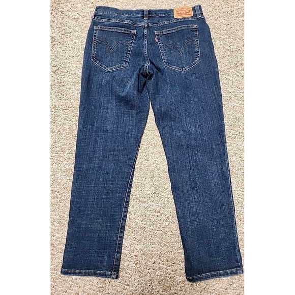 Levi's 29 Boyfriend Jeans Blue Denim Stretch Women's Fits 30x27 - Picture 4 of 15